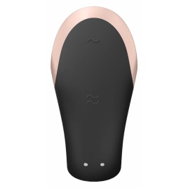 Double Love Luxury Partner Vibrator Negru