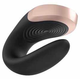 Double Love Luxury Partner Vibrator Negru