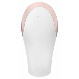 Vibrator Double Love Luxury Partner Alb