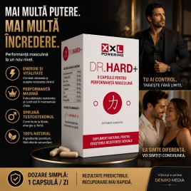 Dr. Hard+ Pills 8 Capsule 600 mg Pentru Rezistență În Pat