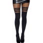 Dresuri Leg Avenue Fishnet Stripes Negru XS-L