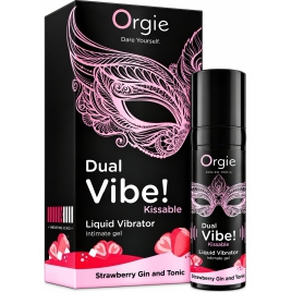 Gel Vibrant Căpșuni Gin Tonic pentru Excitare Feminină 15ml