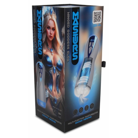 Eloa Masturbator Automat Reîncărcabil cu Sucțiune și Vibrații Gri