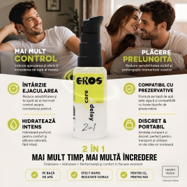 Eros 2in1 Care Delay Gel Intim 30 ml Pentru Bărbați