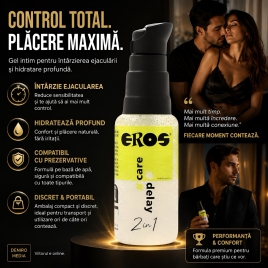 Eros 2in1 Care Delay Gel Intim 30 ml Pentru Bărbați