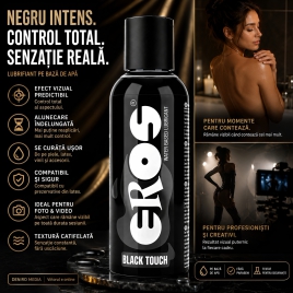 Eros Black Touch 150 ml — Gel Lubrifiant Negru Intens