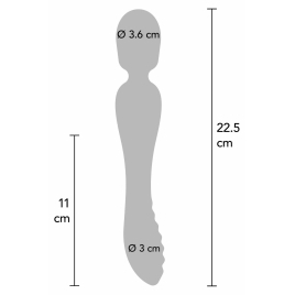Evermore 2 în 1 Massager ToyJoy 17 Moduri Roz 22.5 cm