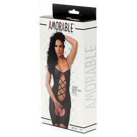 Fantasy Open Catsuit Amorable Negru S-L