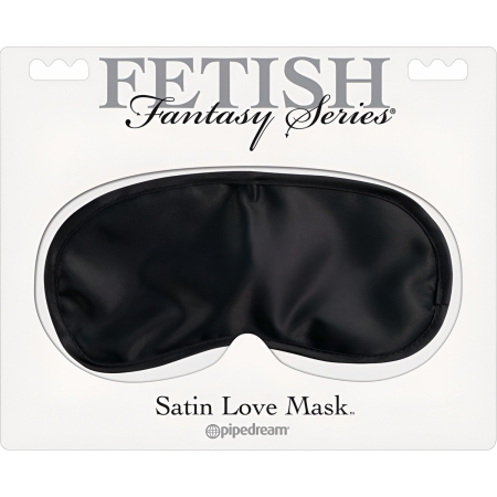Fetish Satin Love Mask Negru