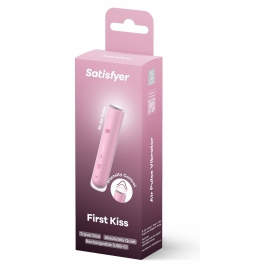 Satisfyer First Kiss – Stimulator cu Membrane Mobilă, 10 Trepte Roz
