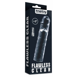 Lovetoy Shameless Clear: Manșon Elastic +5 cm Transparent
