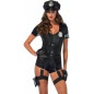 Costum Leg Avenue Flirty Five-0 Cop Negru M