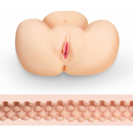 Masturbator Masculin Lovetoy Dublă Penetrare 22,8 cm