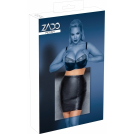 Fustă Din Piele Zado Bondage Negru XL