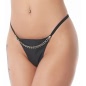 Chilot Din Piele Amorable Chains Negru S-L