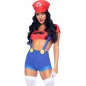 Costum Leg Avenue Gamer Babe Albastru L