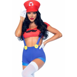 Costum Leg Avenue Gamer Babe Albastru L