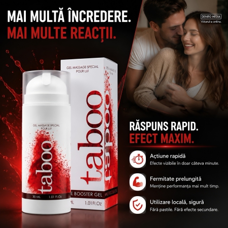 Gel Erecție Taboo Male Booster 30ml
