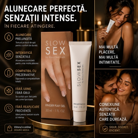 Gel Stimulare Pentru Joc Lent Cu Degetele 30ml