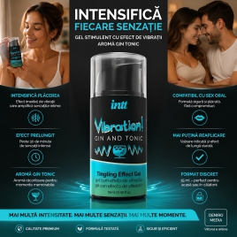 Gel Stimulare Vibration 15 ml Gin Tonic