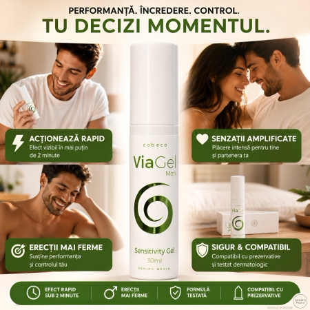 Gel Stimulator ViaGel Pentru Bărbați 30 ml