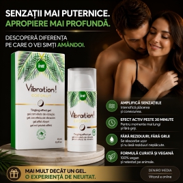 Gel Vegan Vibration Coconut Intt 15 ml Efect Pulsatoriu