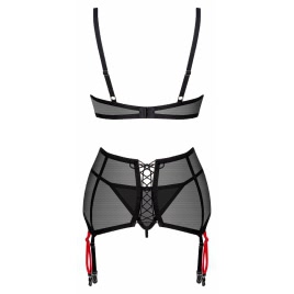 Set Obsessive Glandez 3 Piese Negru XL-2XL
