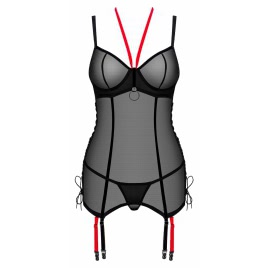 Corset Obsessive Glandez Negru XL-2XL
