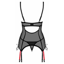 Corset Obsessive Glandez Negru XL-2XL