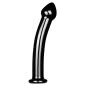 Dildo Just Fun Glass Romance Negru