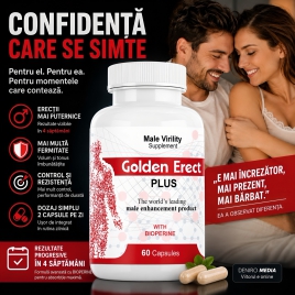 Golden Erect 60 Capsule Pentru Erecție și Volum Masculin 60buc