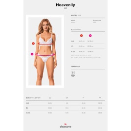 Set Obsessive Heavenlly Alb XL-2XL