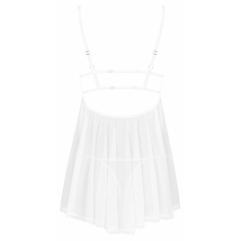 Babydoll Obsessive Heavenlly Alb XL-2XL