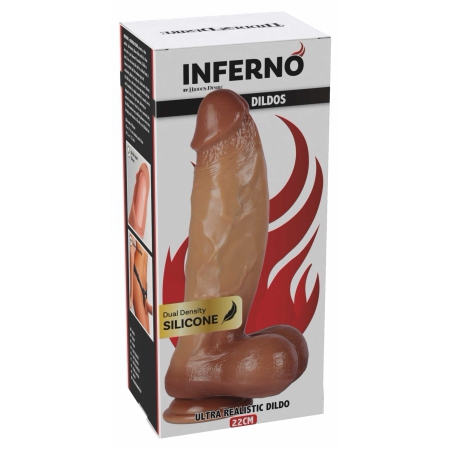 Hidden Desire - Dildo Realist Din silicon 22 cm, Discret