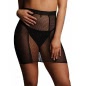 Fusta Le Desir High-Waist Fishnet Negru S-L