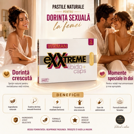 HOT Exxtreme Libido Feminin 5 Capsule cu Muira Puama