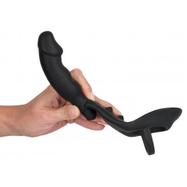 Inel Cu Anal Plug Black Velvets Negru