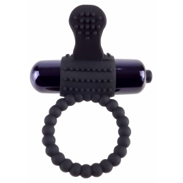 Inel cu Vibrații Fantasy C-Ringz Silicon Negru