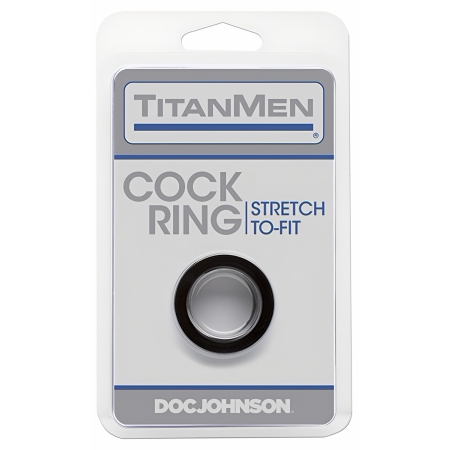 Inel Doc Johnson Titanmen Negru