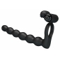 Inel Penis pentru Dublă Stimulare Hercules Negru