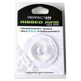 Inel Penis Ribbed Perfect Fit Transparent