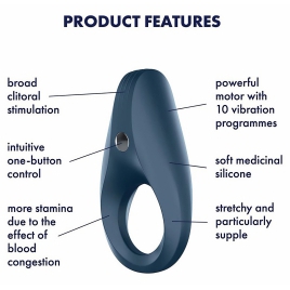 Inel Satisfyer Rings Negru