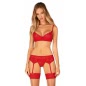 Set Obsessive Ingridia 3 Piese Rosu XL-2XL