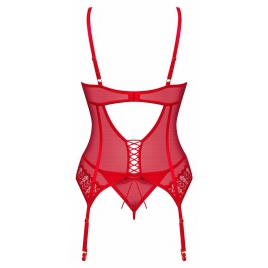 Corset Obsessive Ingridia Roșu XS-S