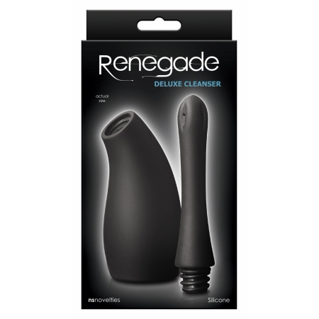 Irigator Anal Renegade Deluxe Cleanser Negru