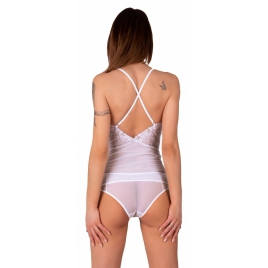 Corset LivCo Isope Alb L