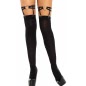 Jartiere Leg Avenue Addison Negru XS-L