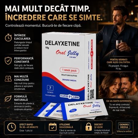 Jeleu Ejaculare Precoce Delayxetine 7 plicuri