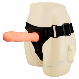 Strap On Baile Jessica cu Vibrații și Telecomandă 17 cm