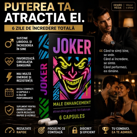 Joker 6 Capsule, Formulă Compactă Pentru Bărbați
